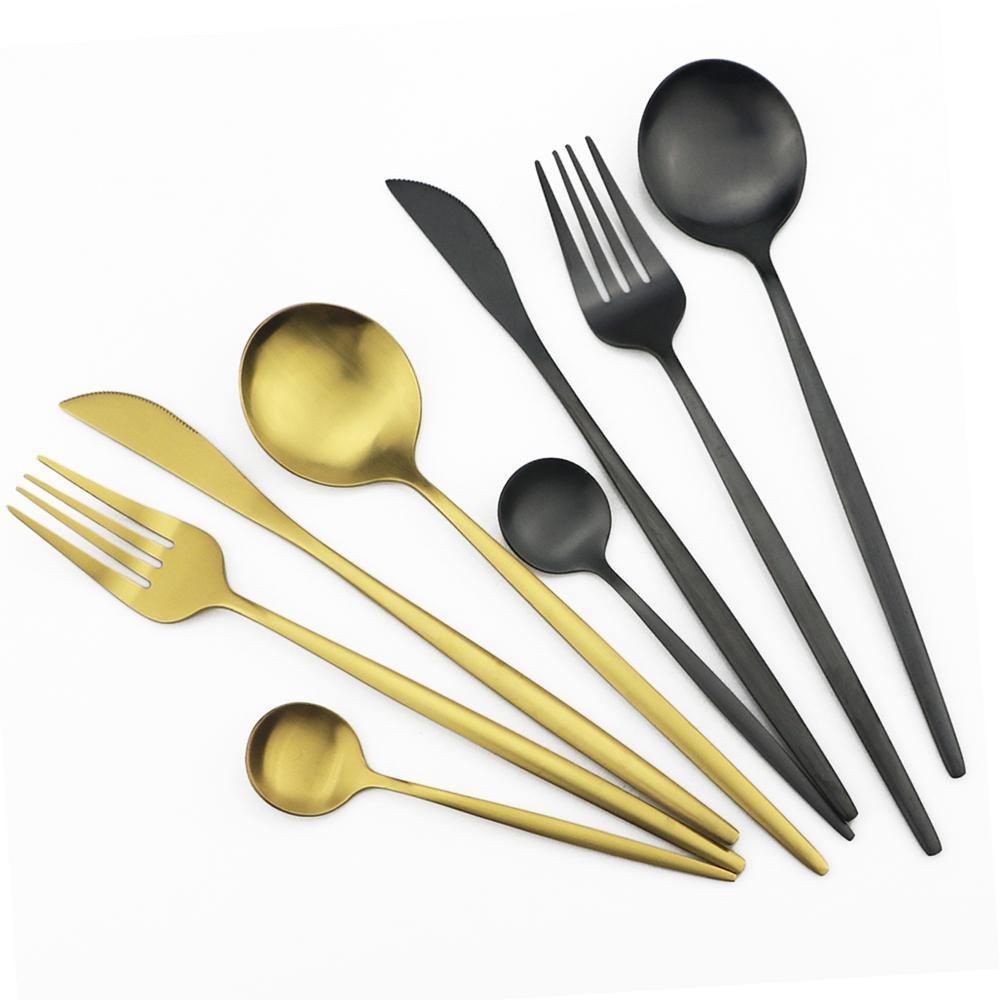Modern 36-Piece Stainless Steel Cutlery Set