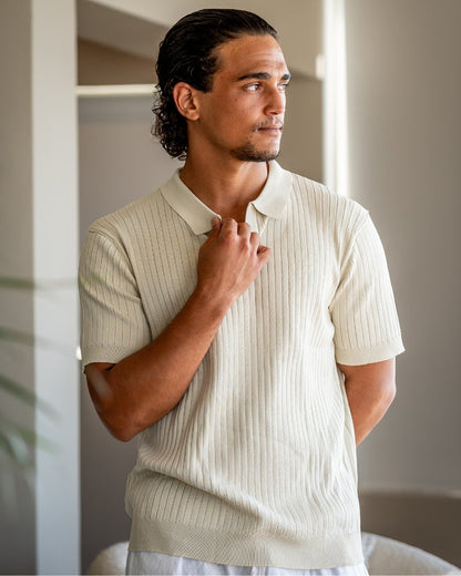 Classic Men's Short Sleeve Cotton Polo Shirt