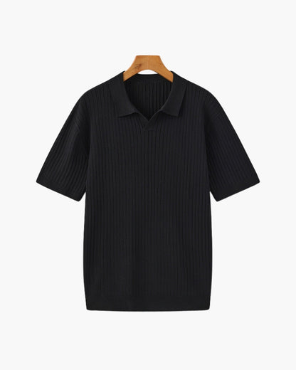 Classic Men's Short Sleeve Cotton Polo Shirt