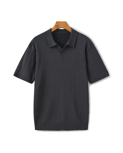 Classic Men's Short Sleeve Cotton Polo Shirt