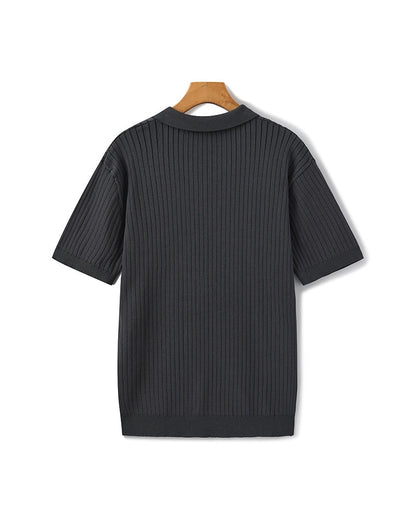 Classic Men's Short Sleeve Cotton Polo Shirt