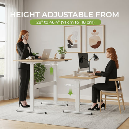 Ergonomic Height Adjustable Home Office Desk
