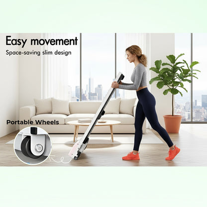 Compact Folding Electric Treadmill for Home Gym