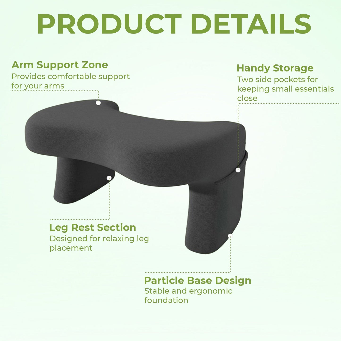 Supportive Lap Desk Pillow for Work and Study