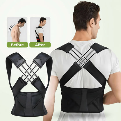 Comfortable Lower Back Support Belt with Free Massager