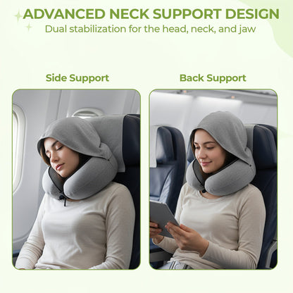 Premium Memory Foam Travel Pillow for Comfortable Sleep