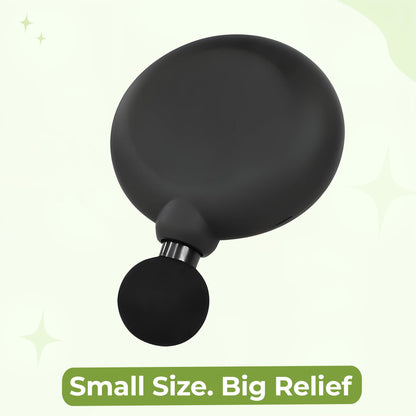 Compact Handheld Muscle Massager - Quiet 4 Tip Percussion Gun