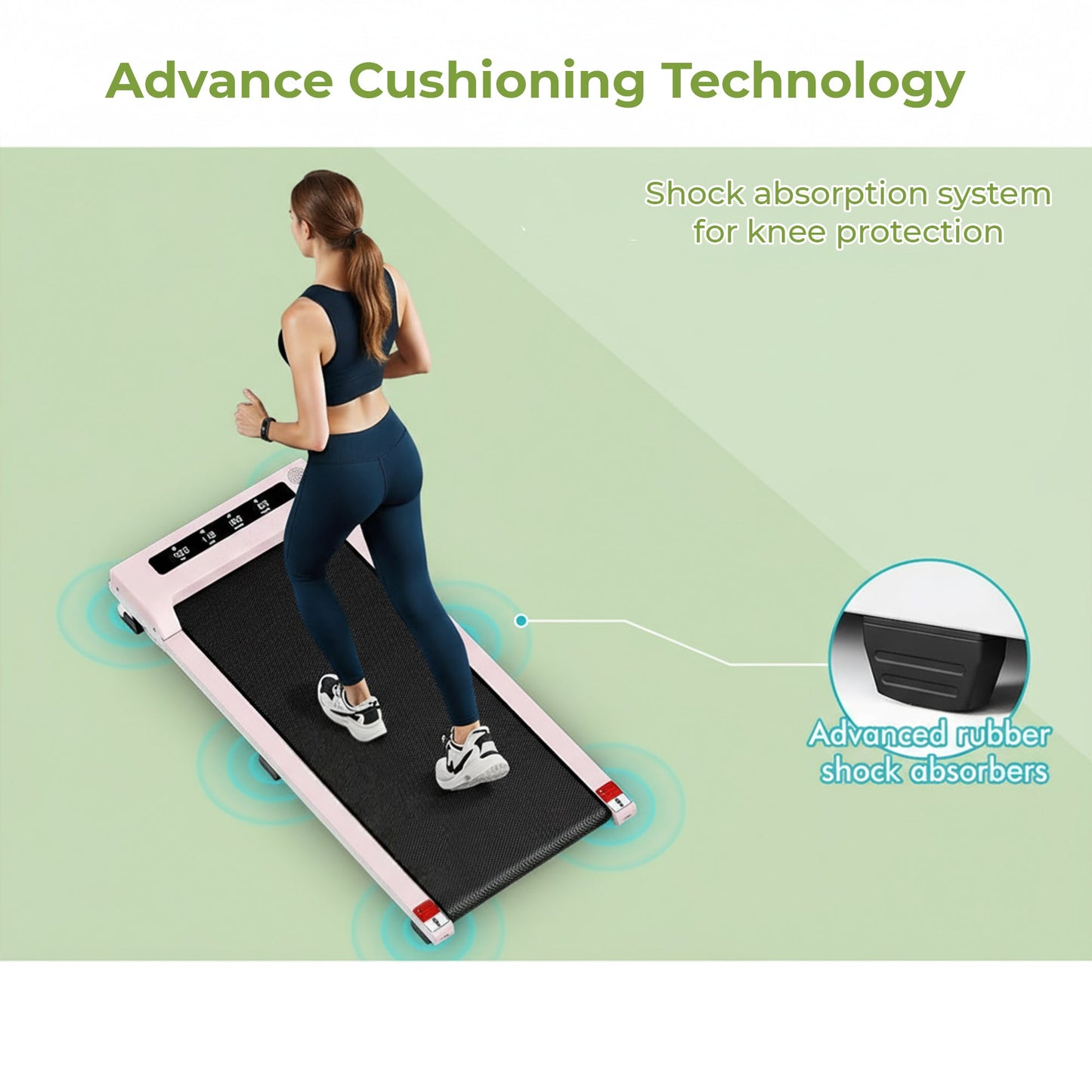 Compact Folding Electric Treadmill for Home Gym