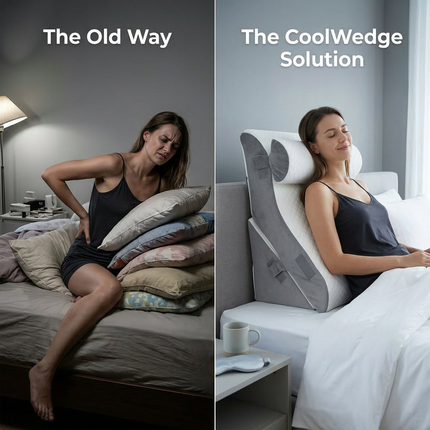 Cool Gel Neck Pillow for Side Sleepers