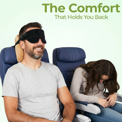 Comfortable Travel Neck Pillow with Sleep Mask