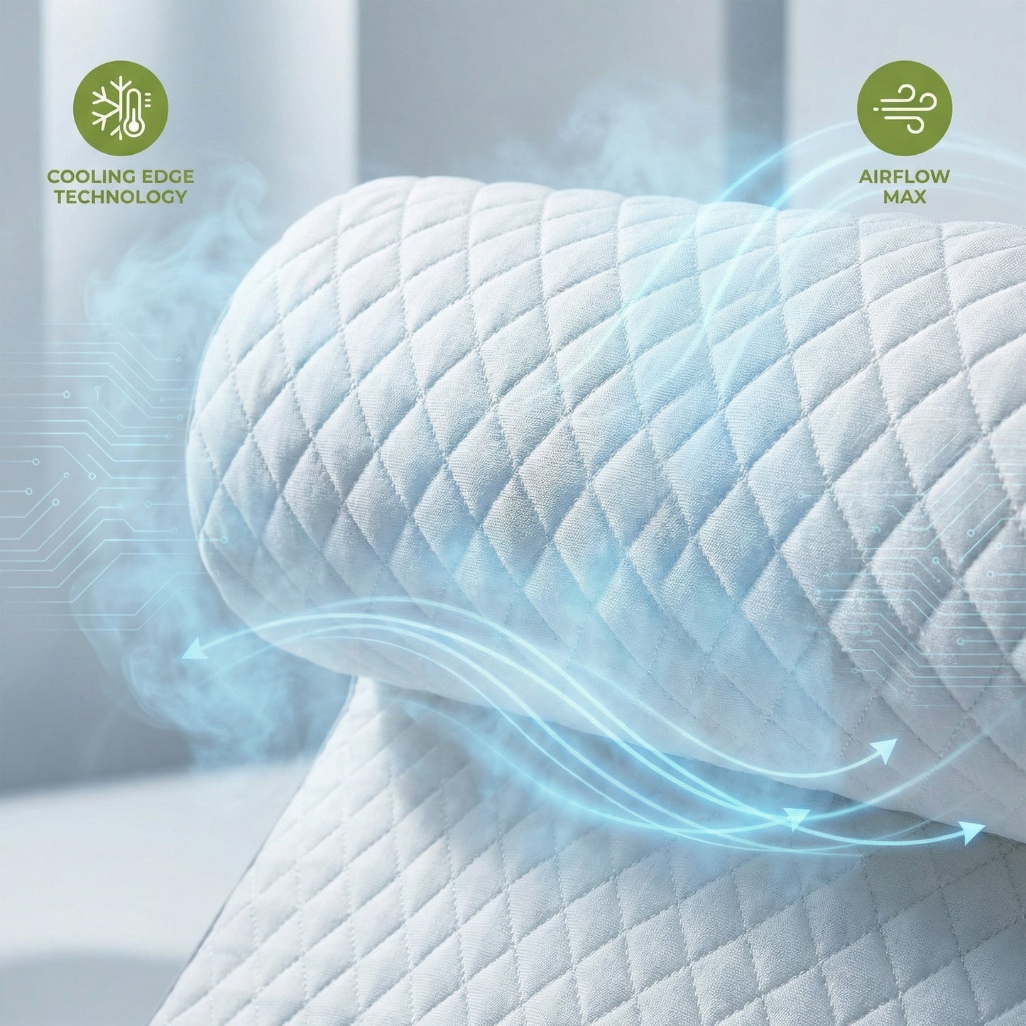 Cool Gel Neck Pillow for Side Sleepers