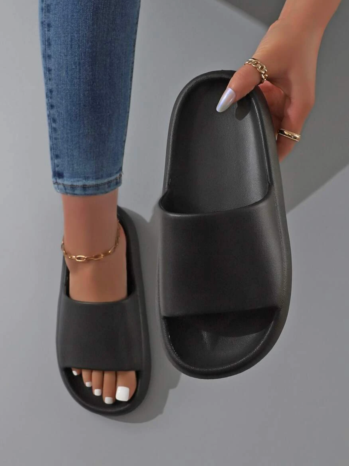 Variant image for Women's Slides - Comfortable Minimalist Design-26