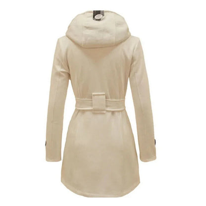Classic Women's Warm Wool Trench Coat