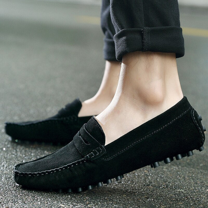 Comfortable Slip On Leather Shoes - Luxivelle