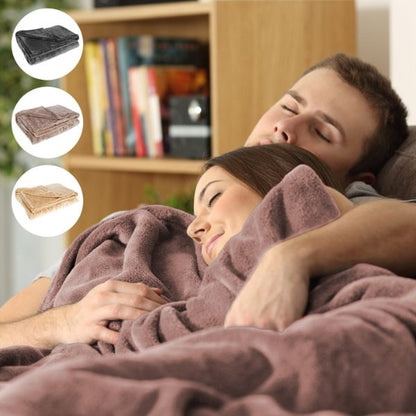Warm Plush Electric Throw Blanket