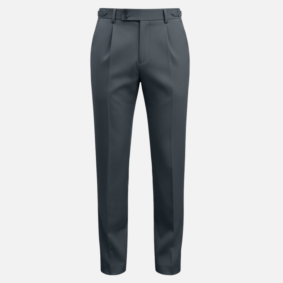 Men’s Slim Fit Dress Pants - Classic Tailored Formal Trousers