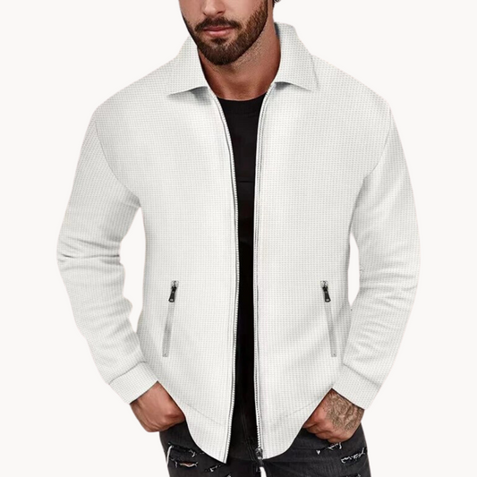 Jacket – Soft Blend Ribbed Waffle & Structured Shape 0