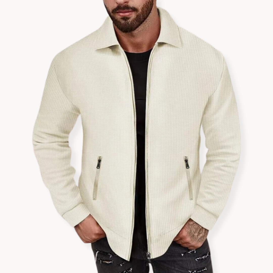 Jacket – Soft Blend Ribbed Waffle & Structured Shape 2