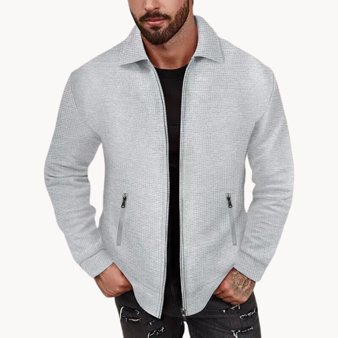 Jacket – Soft Blend Ribbed Waffle & Structured Shape 3