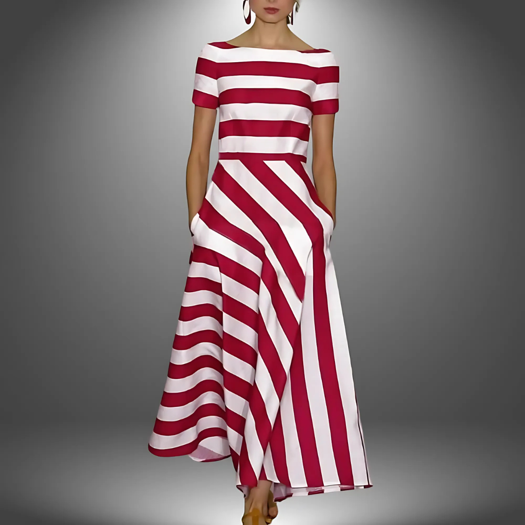 Colorful Striped Sundress for Women - Luxivelle