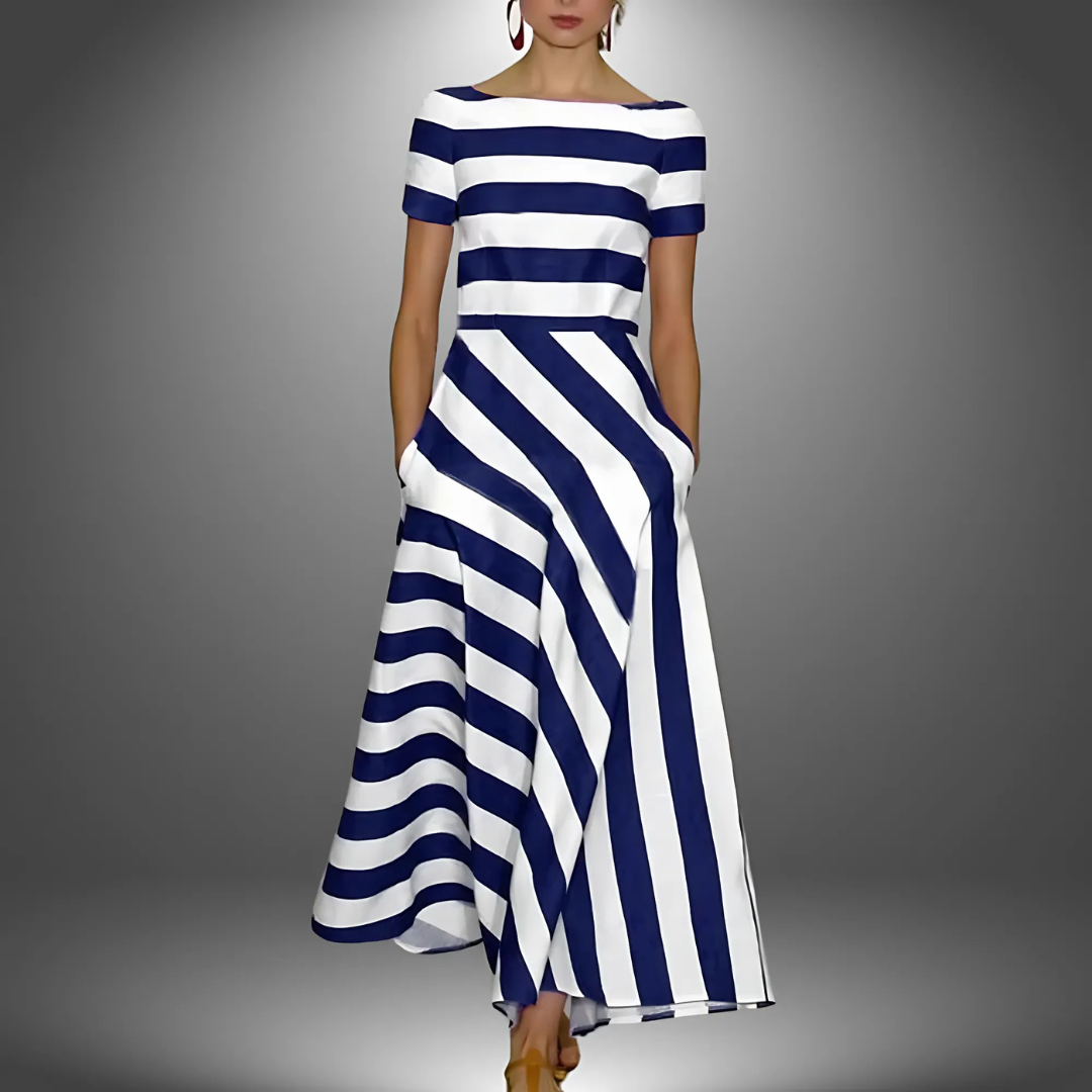 Colorful Striped Sundress for Women