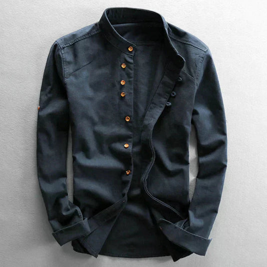 Classic Mens Asian Fit Dress Shirt - Luxivelle
