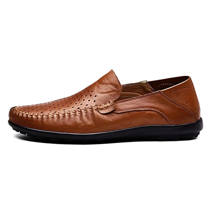 Jelle | Breathable genuine leather loafers 6