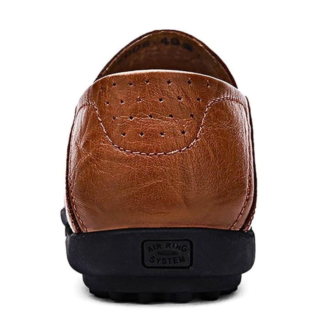 Jelle | Breathable genuine leather loafers 7