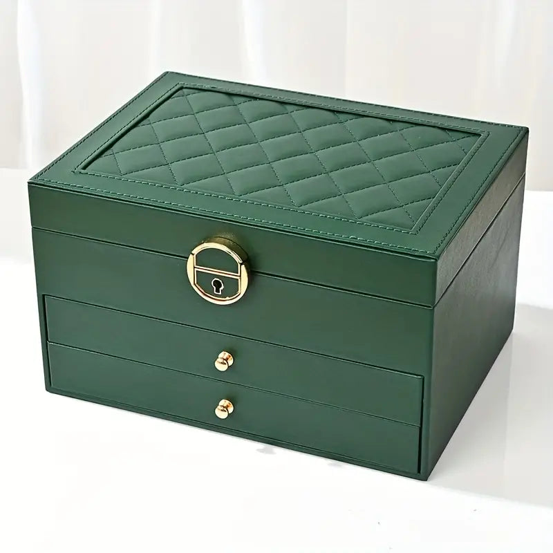 Luxury Jewelry Storage Case with Divided Compartments - Luxivelle