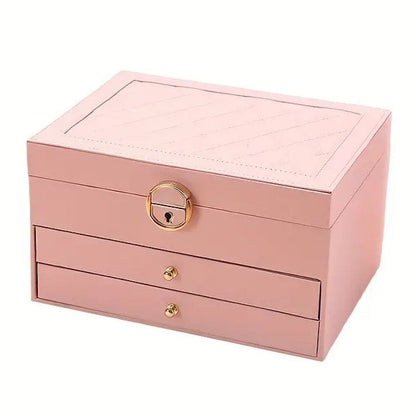 Jewellery Box for Women | Multilayer Leather Storage 2