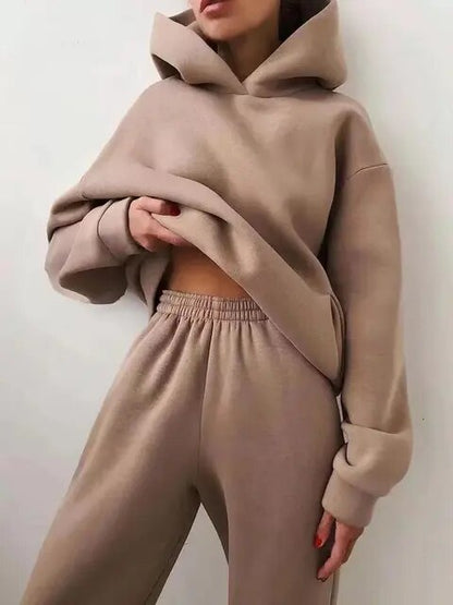 Ladies' Cozy Hoodie and Jogger Set