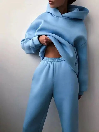 Ladies' Cozy Hoodie and Jogger Set