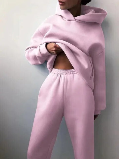 Ladies' Cozy Hoodie and Jogger Set