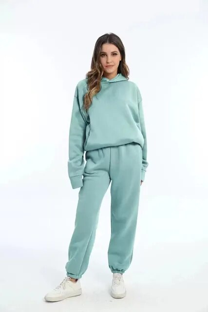 Ladies' Cozy Hoodie and Jogger Set