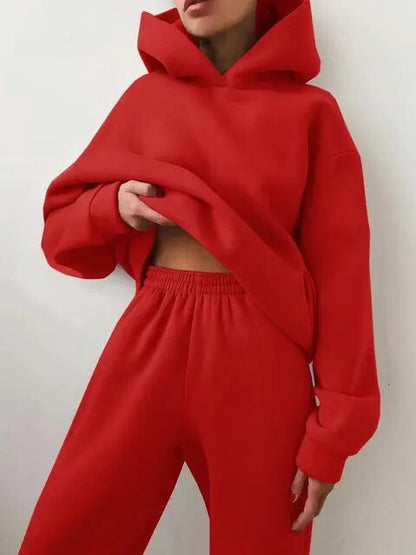 Ladies' Cozy Hoodie and Jogger Set
