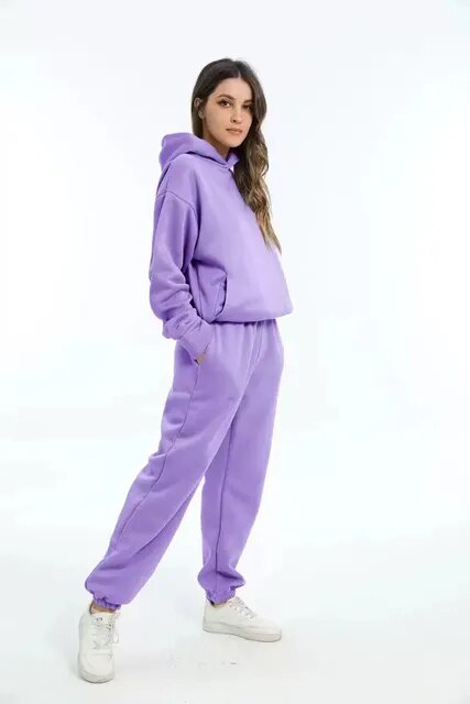 Ladies' Cozy Hoodie and Jogger Set
