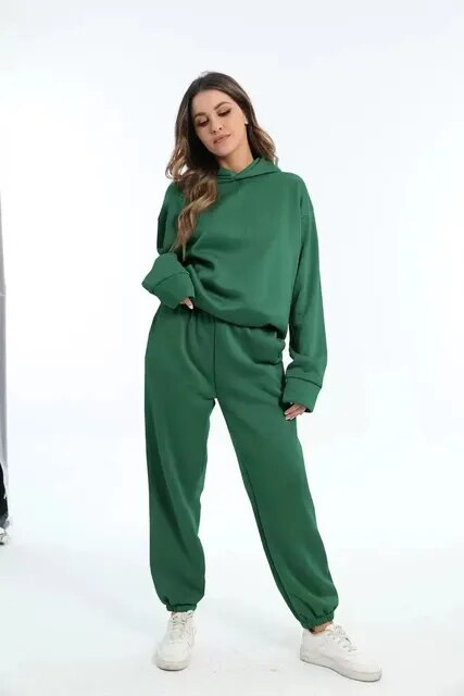 Ladies' Cozy Hoodie and Jogger Set