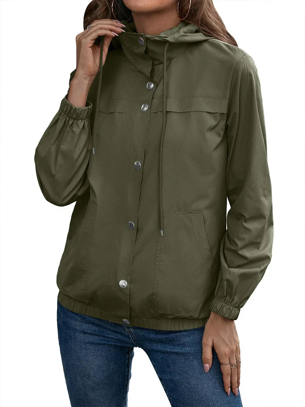 Johanna | Waterproof hooded trench coat