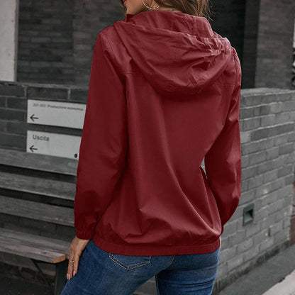 Johanna | Waterproof hooded trench coat