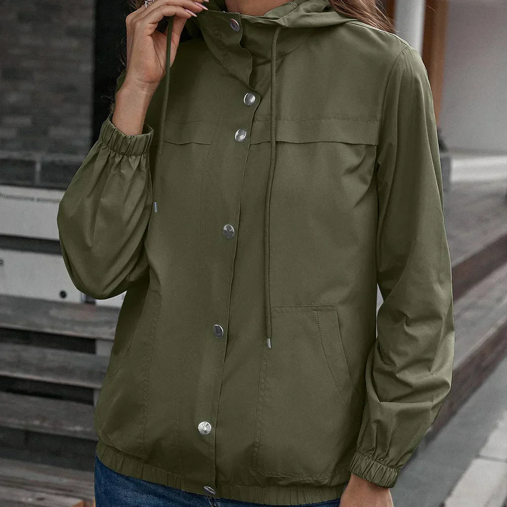 Johanna | Waterproof hooded trench coat