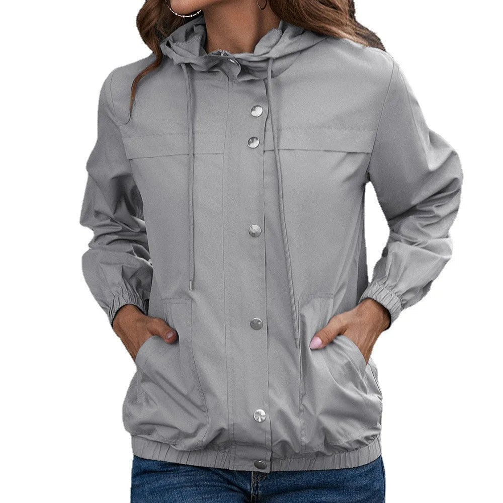 Johanna | Waterproof hooded trench coat