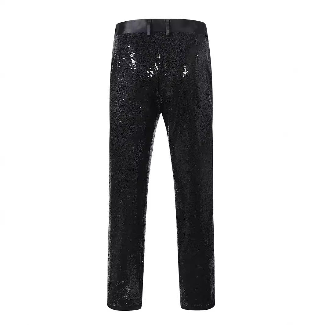 Jovian | Men’s Sequin Trousers – Comfortable, Stylish & Modern Fit 3