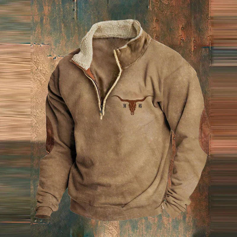 Juan | Elegant Quarter Zip Sweater For Winter 3