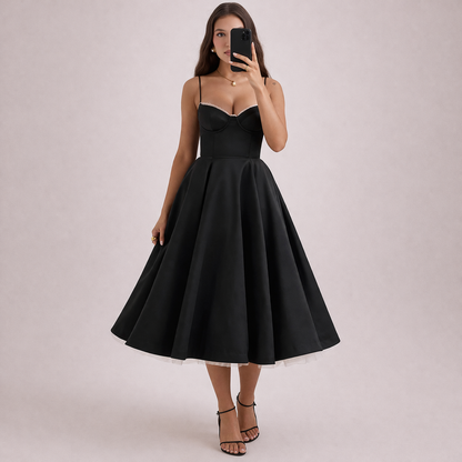 Julia | Affordable and flowing midi dress 4