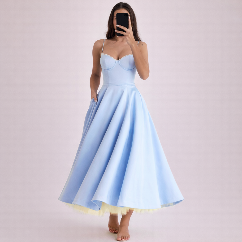 Julia | Affordable and flowing midi dress 5