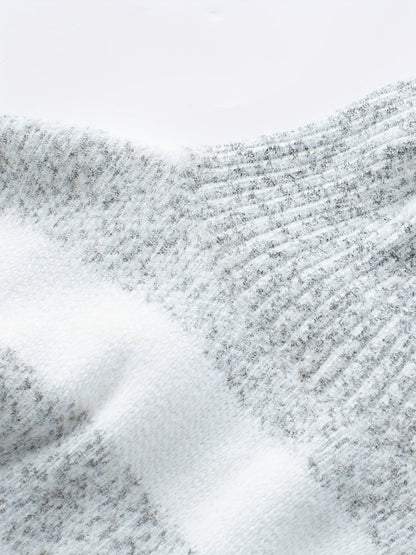 Juliane | Striped cotton turtleneck sweater