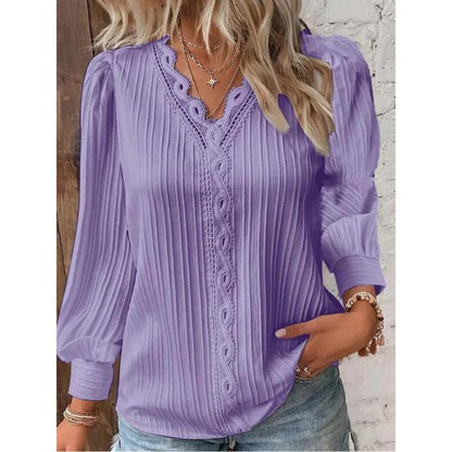 Classic Ruffled Women's Blouse