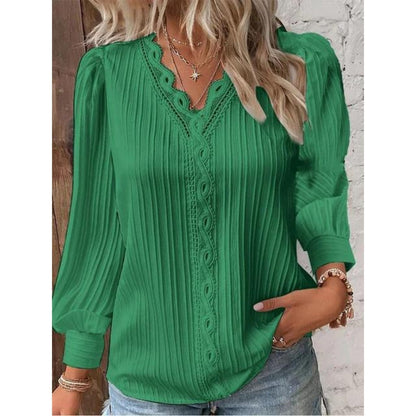 Classic Ruffled Women's Blouse