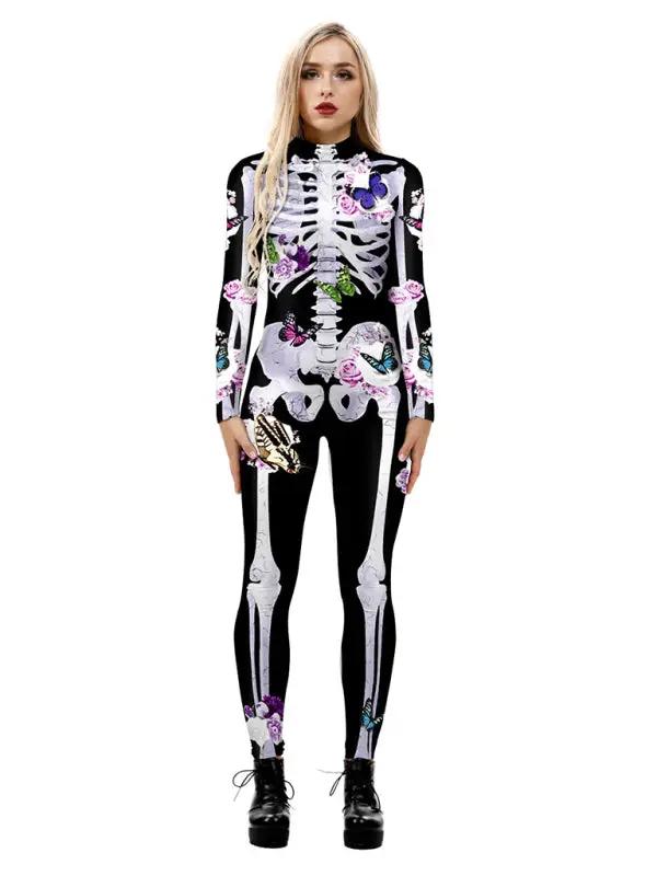 Katharina | Flowers Skelet Pressure Halloween Costume