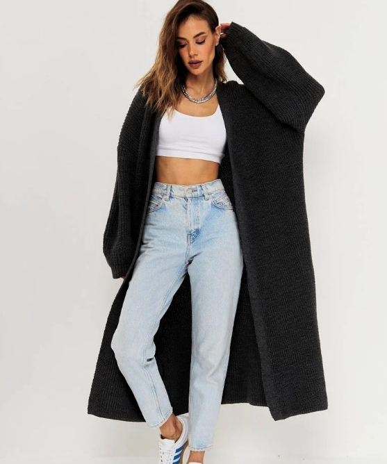 Kathrin | Versatile open front cardigan